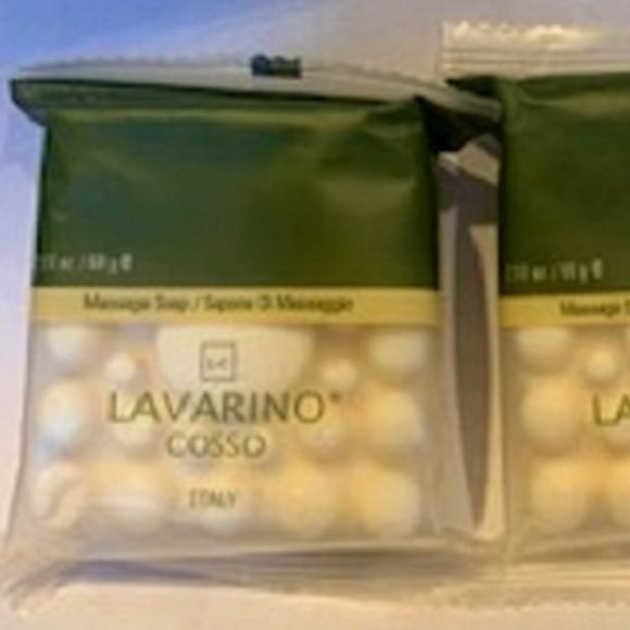NEW Lavarino Cosso Massage Soaps Lot of 2 2.11oz/ 60 gr each Made in It… - Picture 2 of 3